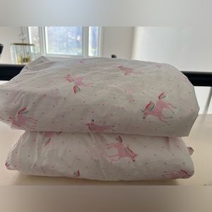 Twin Pottery barn kids sheets
